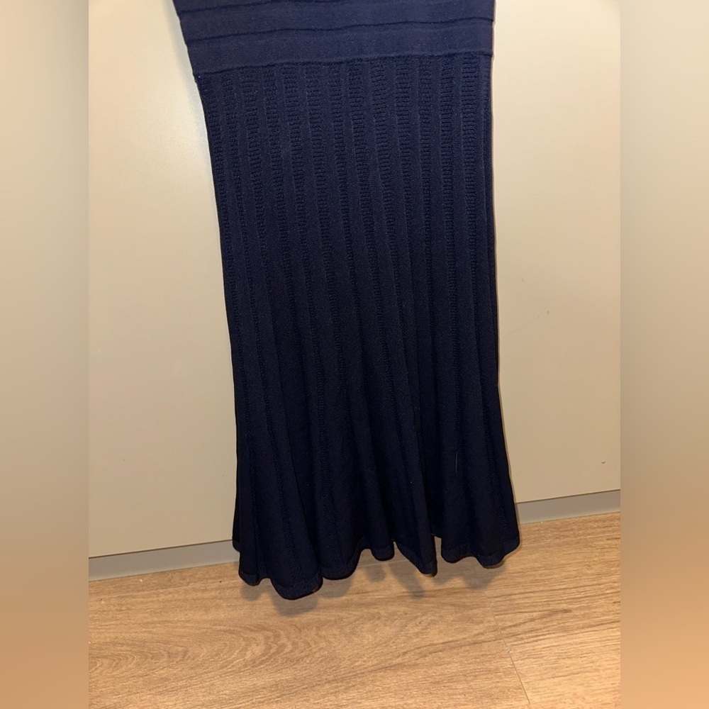 NWOT Ted Baker Navy Blue Knit Dress size 0 - Picture 5 of 12